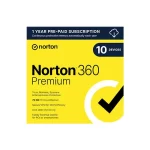 Norton 360 Premium, Antivirus Software -10 Devices with Auto Renewal 2026
